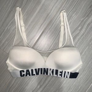 Designer Calvin Klein Fish Net Sports Bra